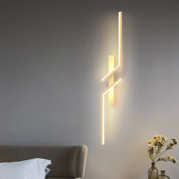 Stornfield | Creative LED Wall Lamp with Striped Design | Modern Design and 3-Color Dimmable Light
