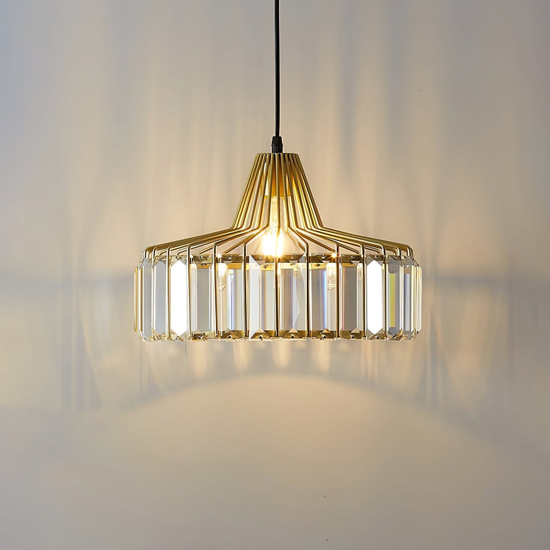 Modern Black Crystal Pendant Light | Stornfield
