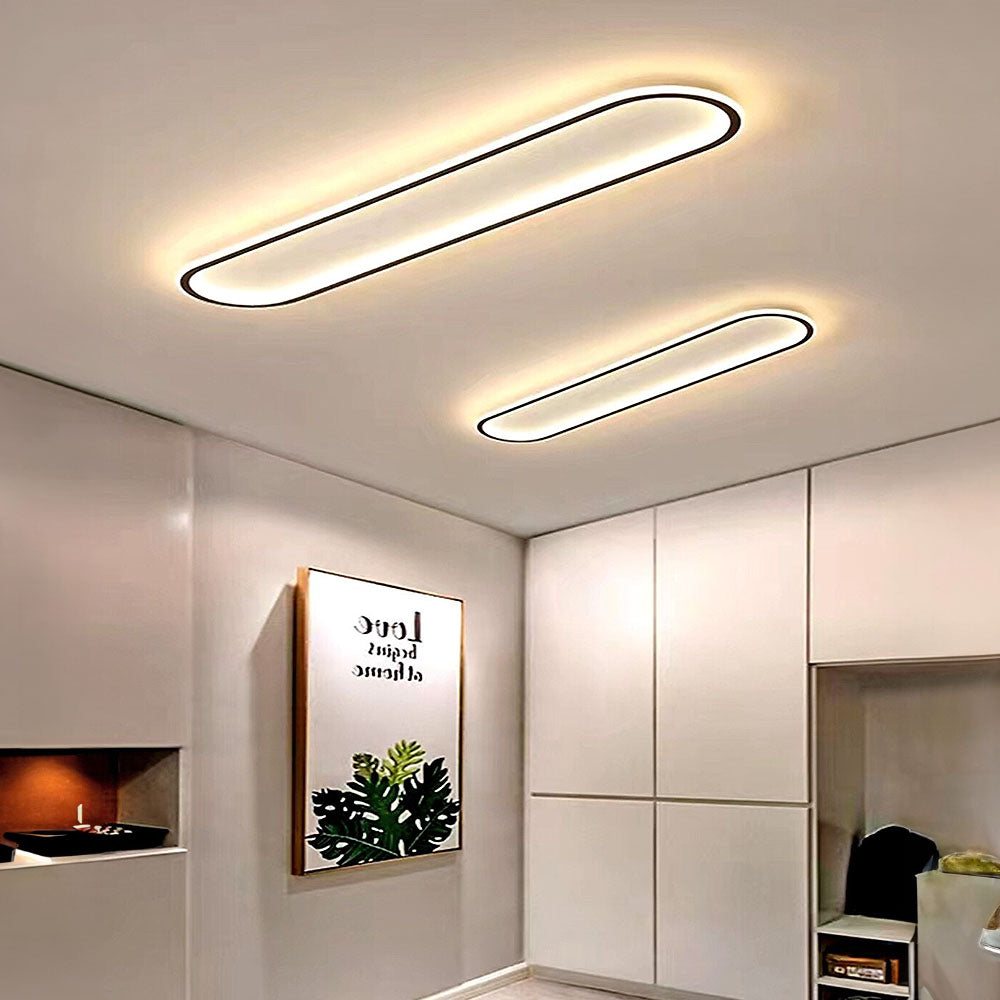 Modern Aisle Long Ceiling Light | Stornfield