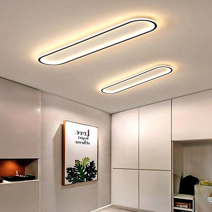 Modern Aisle Long Ceiling Light | Stornfield