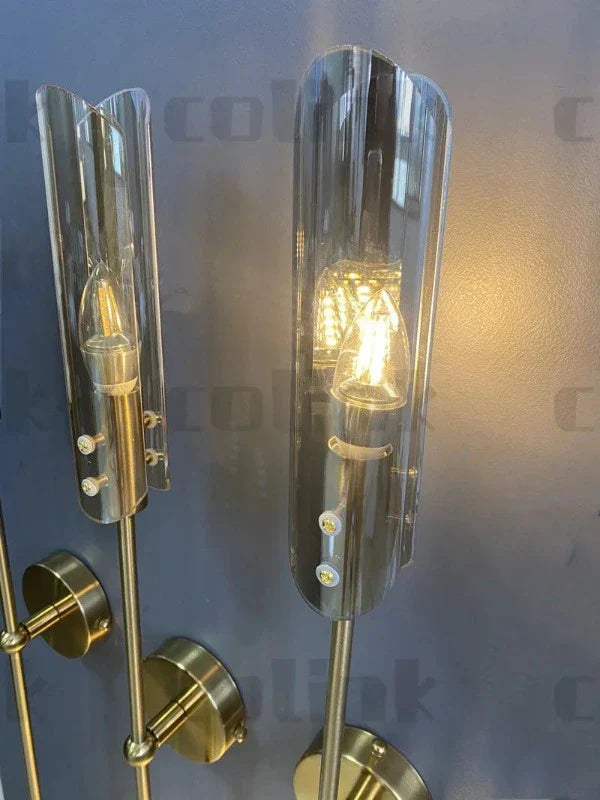 Nordic LED wall light with glass – Elegant wall lamp for living room and bedroom | Stornfield