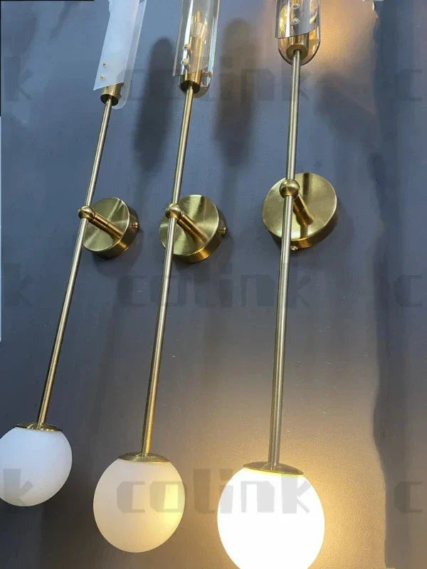Nordic LED wall light with glass – Elegant wall lamp for living room and bedroom | Stornfield