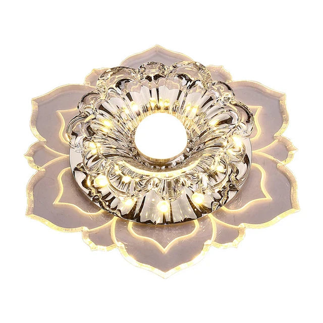 Elegant crystal ceiling light with LED – Modern lighting for living spaces | Stornfield