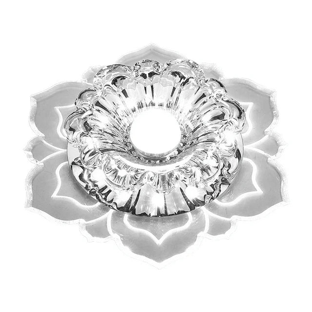 Elegant crystal ceiling light with LED – Modern lighting for living spaces | Stornfield