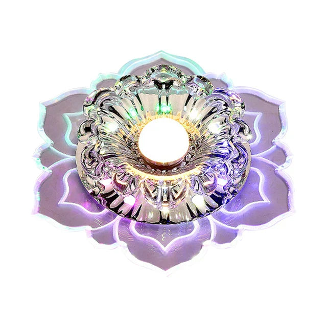 Elegant crystal ceiling light with LED – Modern lighting for living spaces | Stornfield