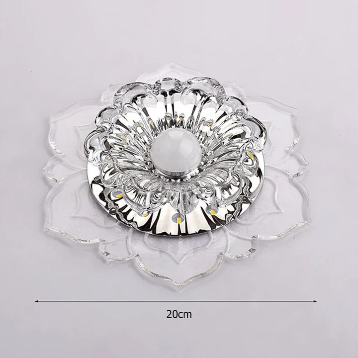 Elegant crystal ceiling light with LED – Modern lighting for living spaces | Stornfield