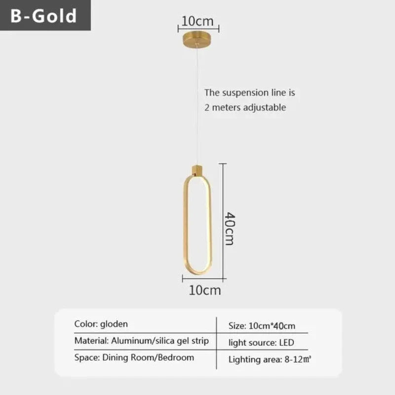 Stornfield | Elegant Double Ring Pendant Light | DuoGlow