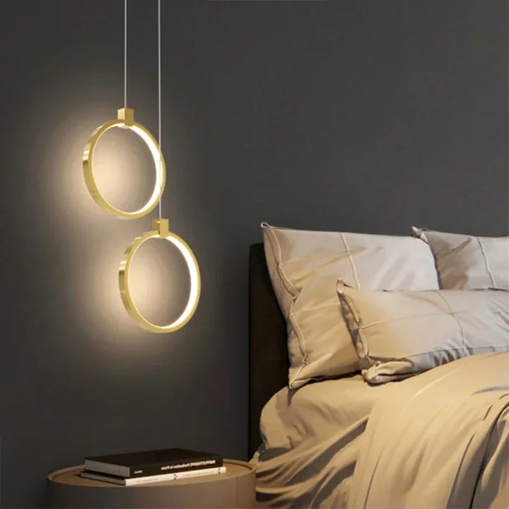 Stornfield | Elegant Double Ring Pendant Light | DuoGlow