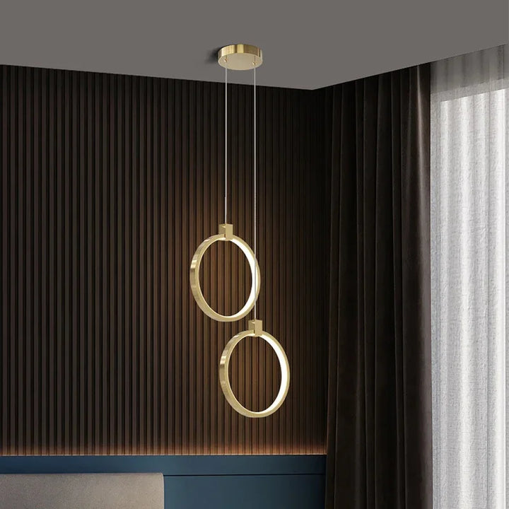 Stornfield | Elegant Double Ring Pendant Light | DuoGlow