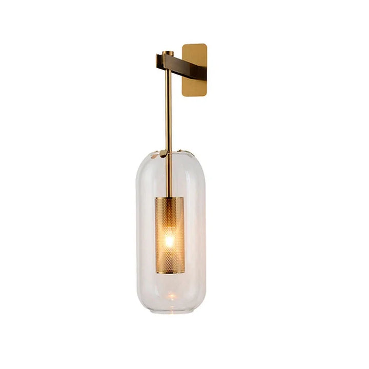 Modern LED Wall Light with Glass Cover for Bedroom and Living Room | Stornfield