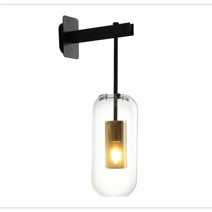 Modern LED Wall Light with Glass Cover for Bedroom and Living Room | Stornfield