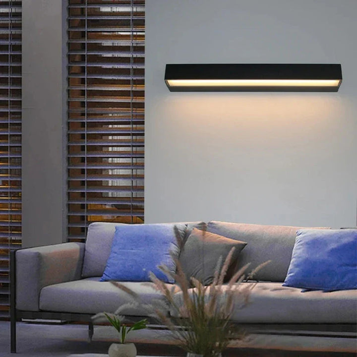 Modern LED wall light for outdoor use - weatherproof, energy-saving, ideal for garden and terrace | Stornfield