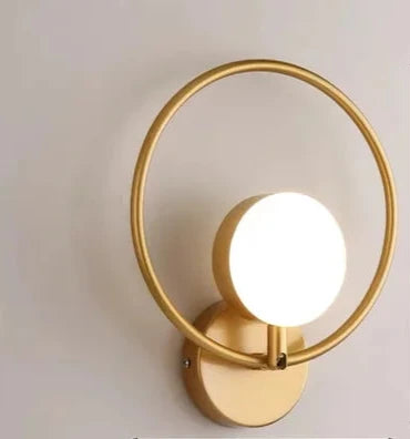 Modern LED Wall Lamp with Sphere Glass - Stylish Wall Light for Bedroom & Living Room | Stornfield