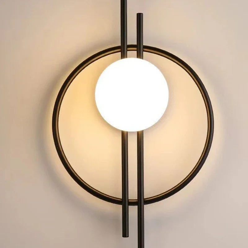 Modern LED Wall Lamp with Sphere Glass - Stylish Wall Light for Bedroom & Living Room | Stornfield