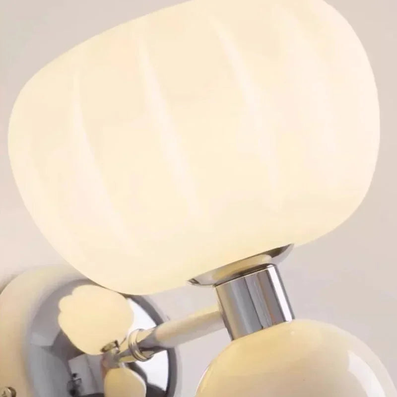 Modern wall sconce with glass lampshade – Elegant LED wall light for bedroom & living room | Stornfield