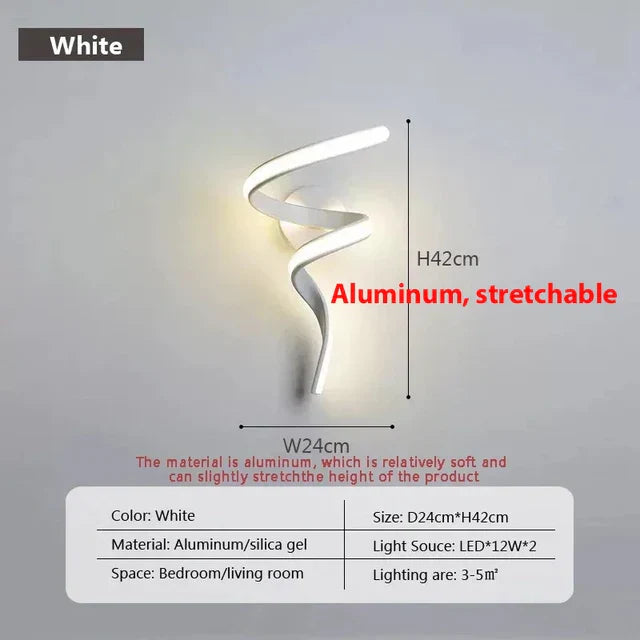 Stornfield | SpiralGlow - Spiral LED Wall Lights