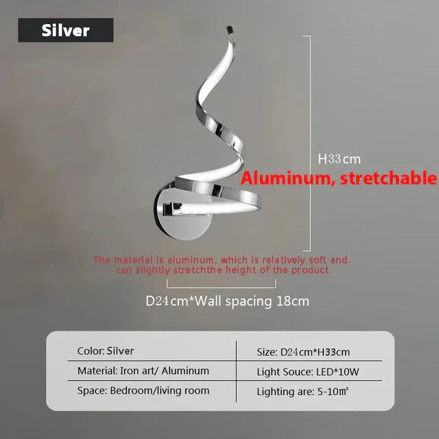 Stornfield | SpiralGlow - Spiral LED Wall Lights