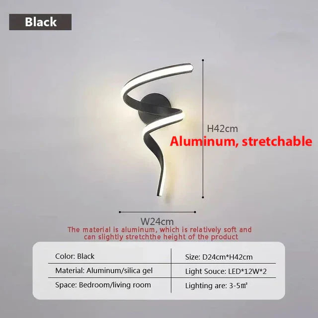 Stornfield | SpiralGlow - Spiral LED Wall Lights