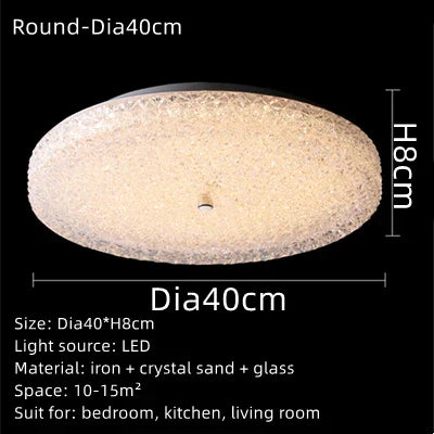 Elegant LED Chandelier – Modern Ceiling Light with Crystal for Living Room and Bedroom | Stornfield