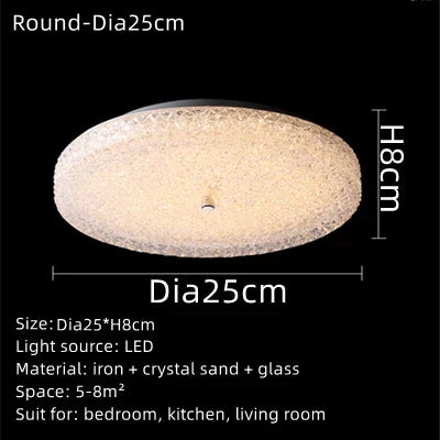Elegant LED Chandelier – Modern Ceiling Light with Crystal for Living Room and Bedroom | Stornfield
