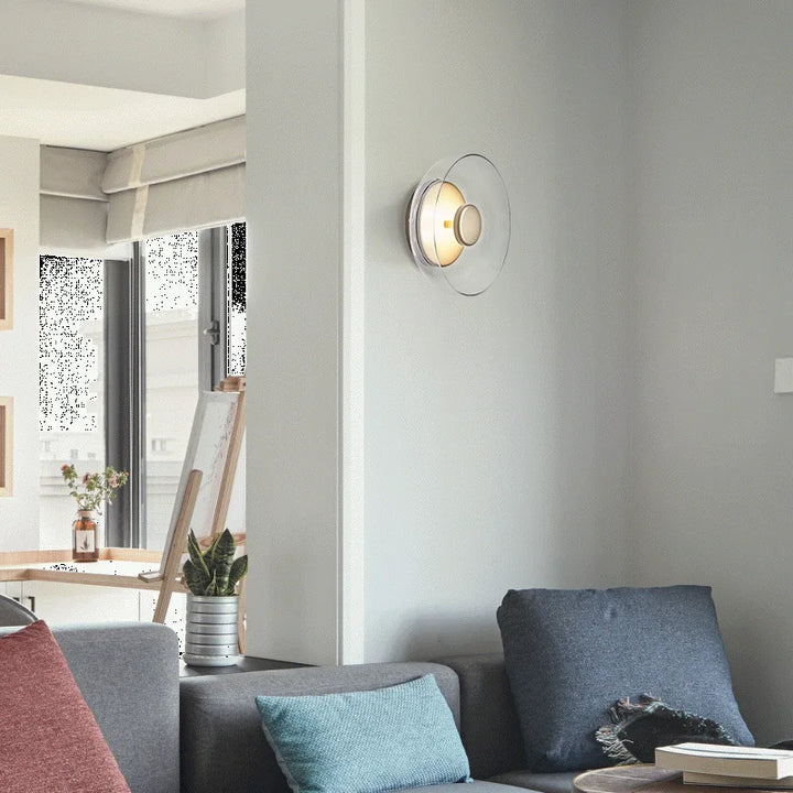 Elegant Hanging Wall Lamp with Glass Bowl | Timeless Design & Pleasant Light for Stylish Wall Lighting | Stornfield