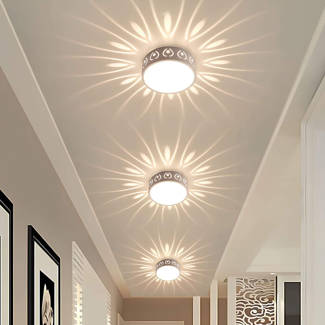 Stornfield | Modern LED ceiling light - for entrance, hallway, and balcony