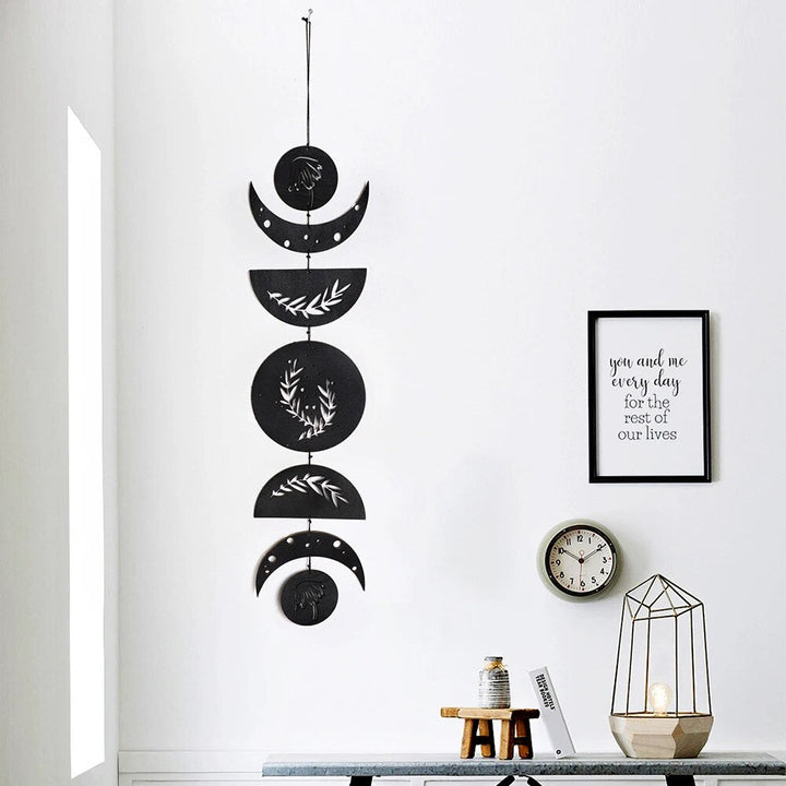 Stornfield | Décoration murale guirlande de phases de lune