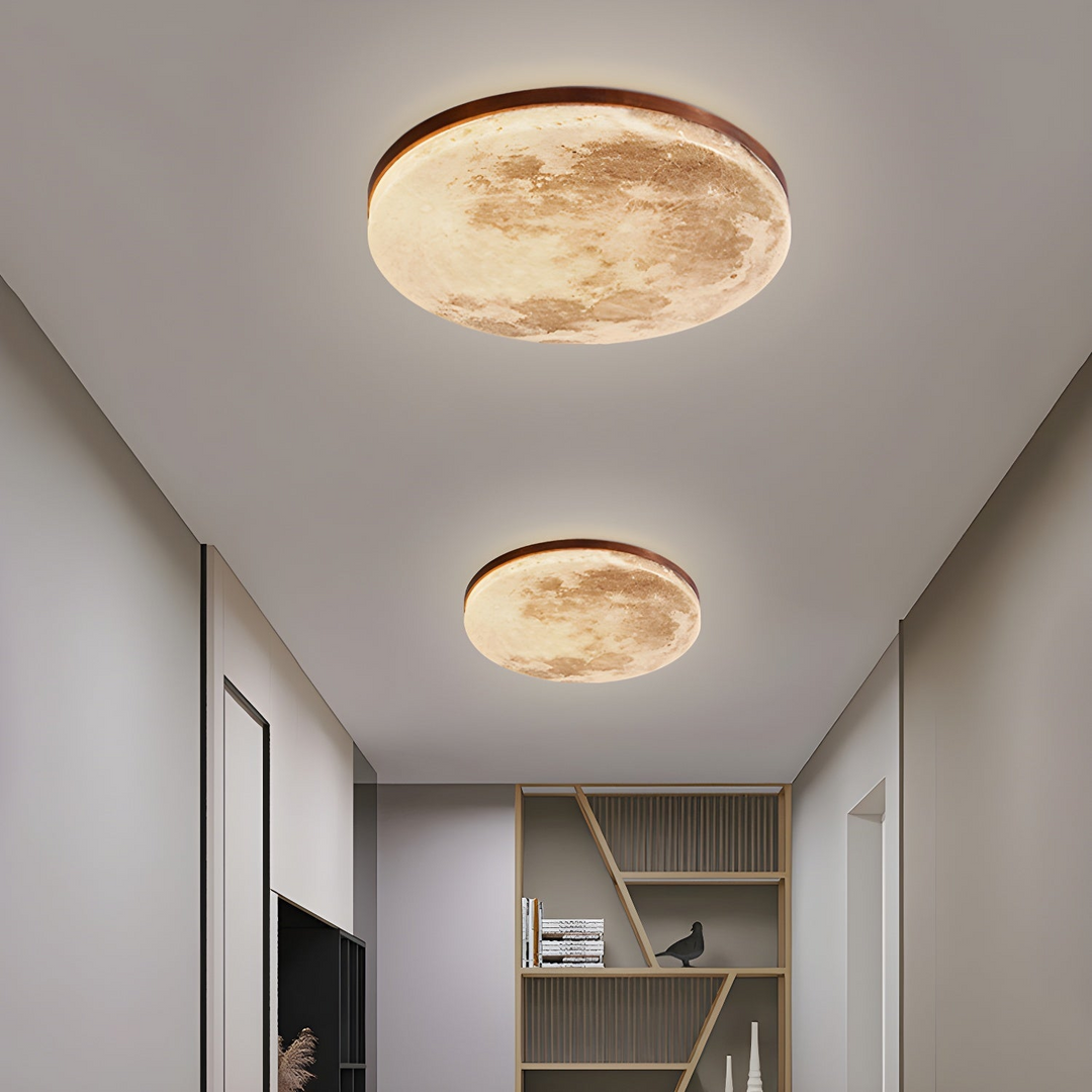 Moon Round | Minimalist round LED ceiling light | Stornfield