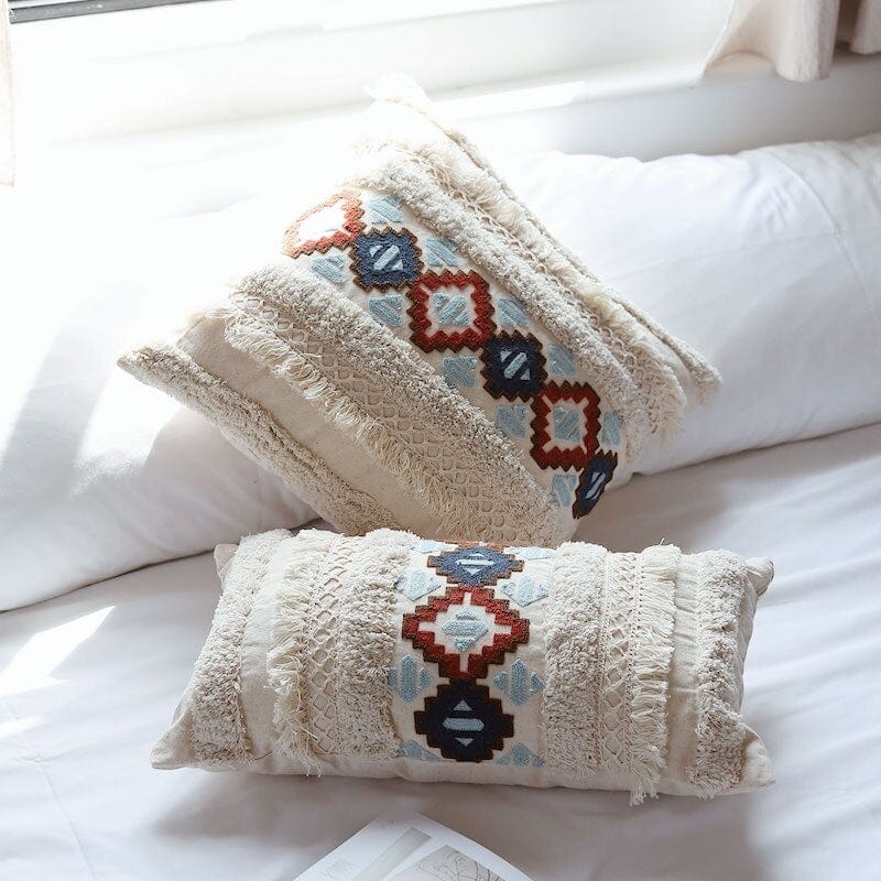Morocco Tufting Ivory Cushion Cover Stornfield