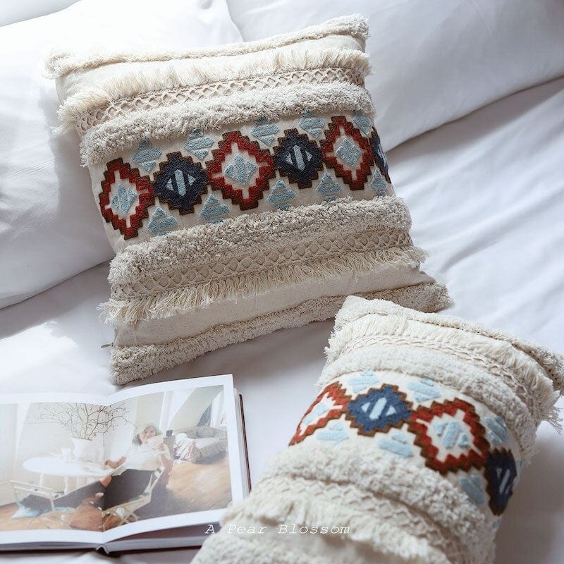 Morocco Tufting Ivory Cushion Cover | Stornfield