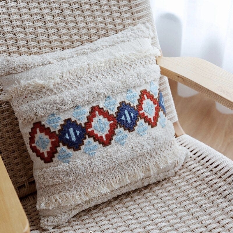Morocco Tufting Ivory Cushion Cover | Stornfield