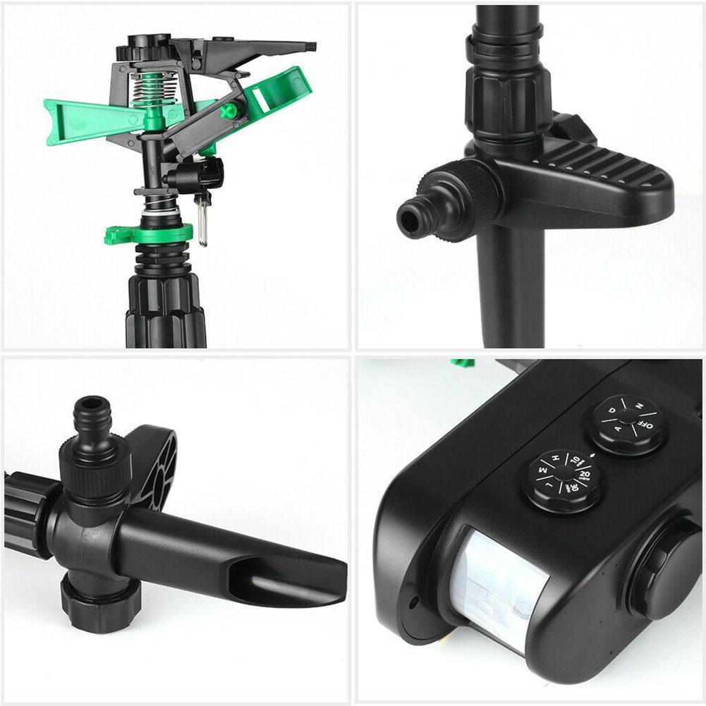 Stornfield | Motion Activated Deer Repellent Sprinkler - Solar Powered Animal Deterrent for Gardens & Lawns