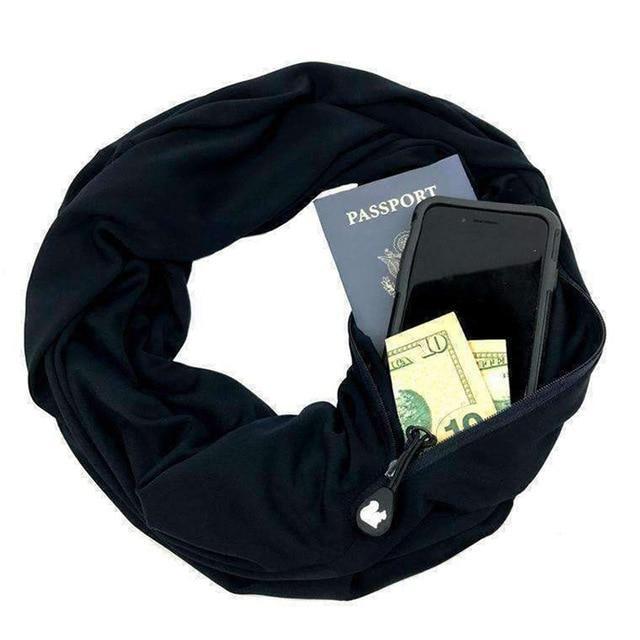 Multi-Way Infinity Scarf with Pocket | Stornfield