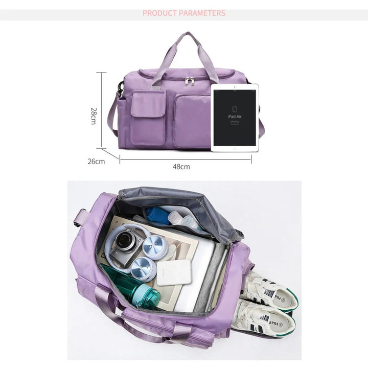 Travique Waterproof Sports and Travel Bag with Multiple Pockets | Stornfield