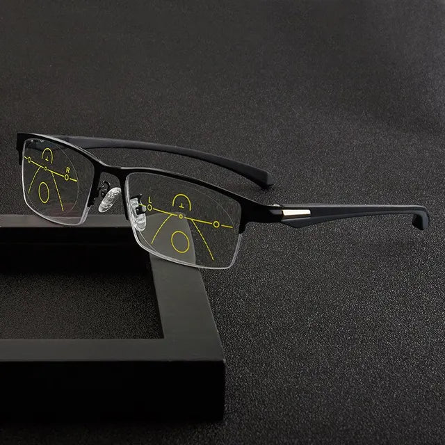 Multifocal progressive reading glasses with Anti-Blue Light | Stornfield
