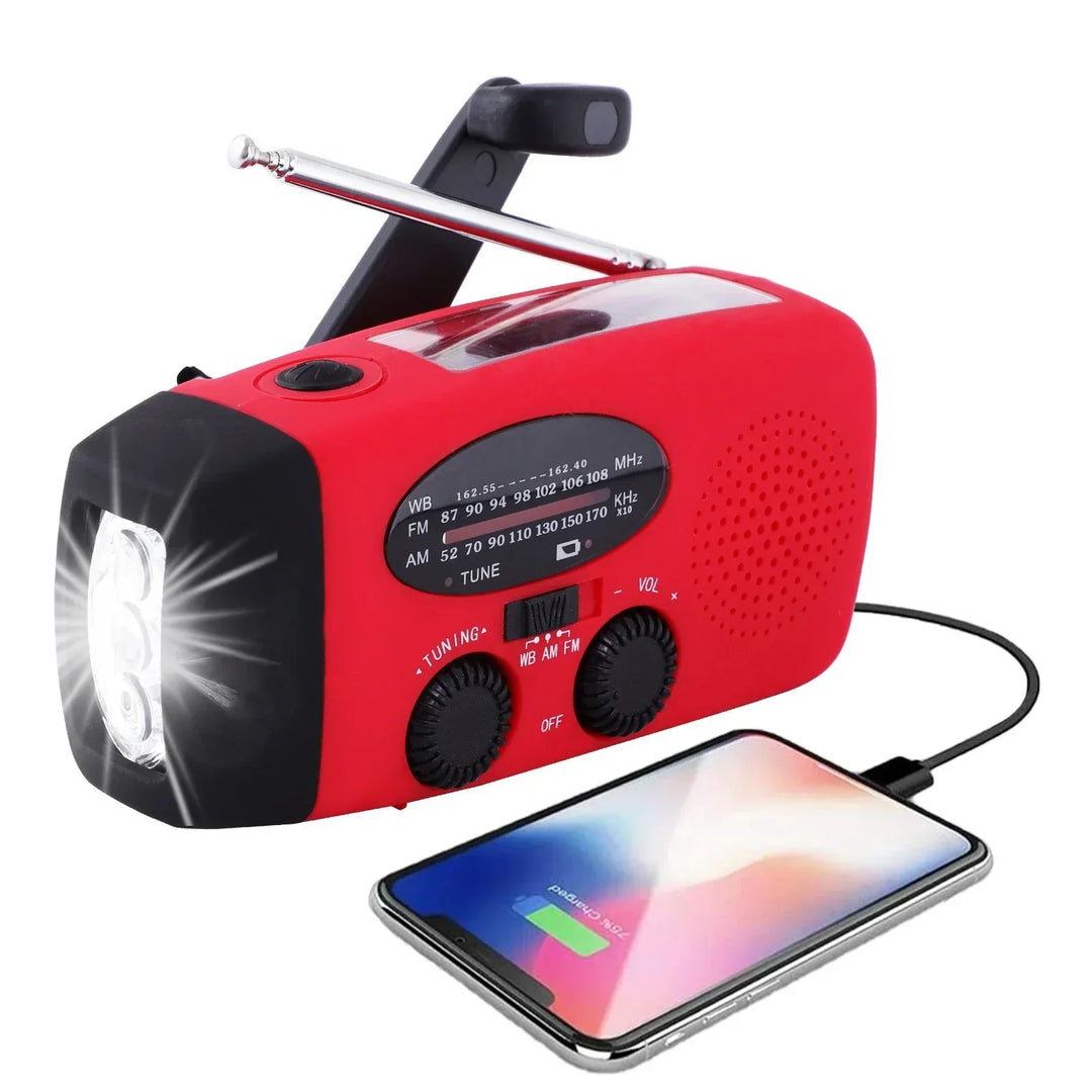 NoodRadio PowerSafe Mini – Compact emergency radio with flashlight and power bank | Stornfield