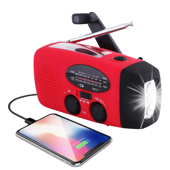 NoodRadio PowerSafe Mini – Compact emergency radio with flashlight and power bank | Stornfield