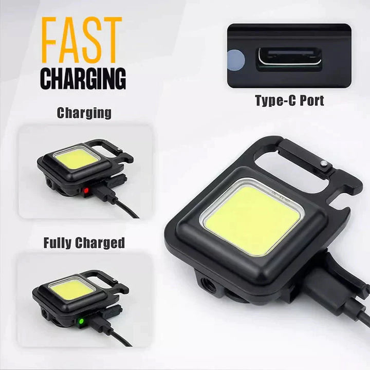Multifunctional Keychain Emergency Light | Stornfield