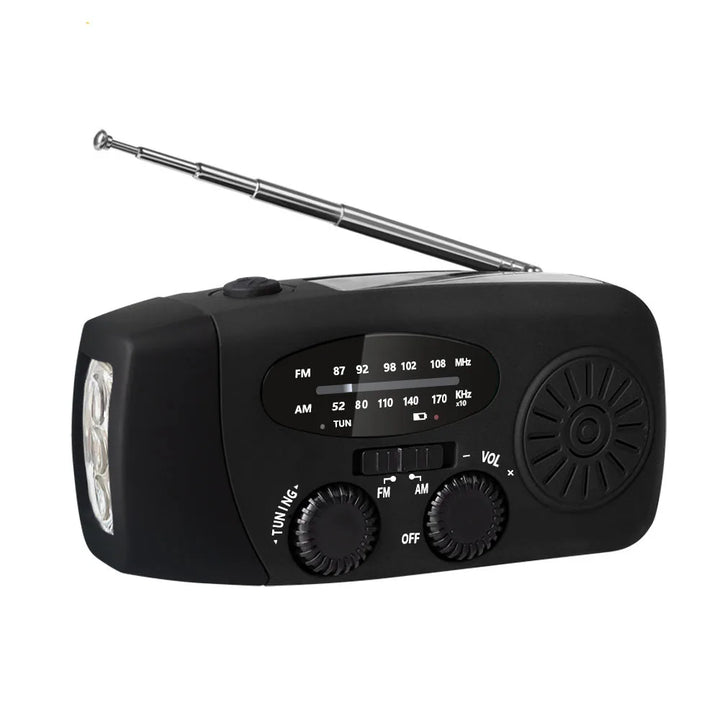 Buy Multifunctional Emergency Radio – Charging Function with LED Flashlight and Hand Generator for Mobile Phones – Best Emergency Radio | Stornfield