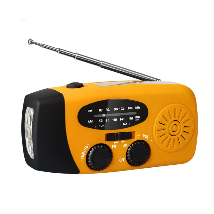 Buy Multifunctional Emergency Radio – Charging Function with LED Flashlight and Hand Generator for Mobile Phones – Best Emergency Radio | Stornfield