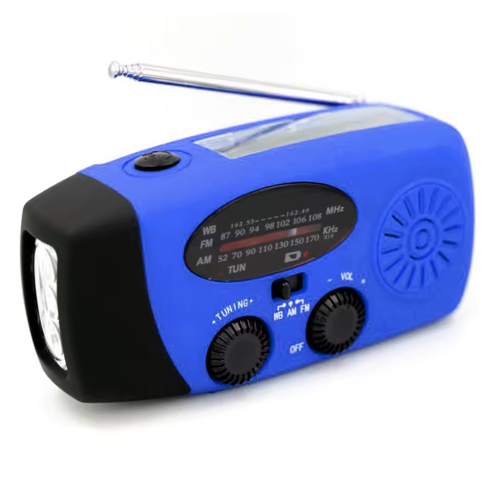 Buy Multifunctional Emergency Radio – Charging Function with LED Flashlight and Hand Generator for Mobile Phones – Best Emergency Radio | Stornfield