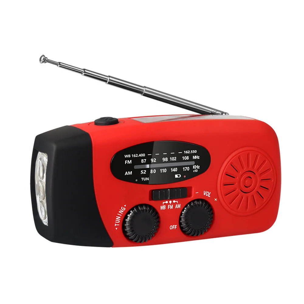 Buy Multifunctional Emergency Radio – Charging Function with LED Flashlight and Hand Generator for Mobile Phones – Best Emergency Radio | Stornfield