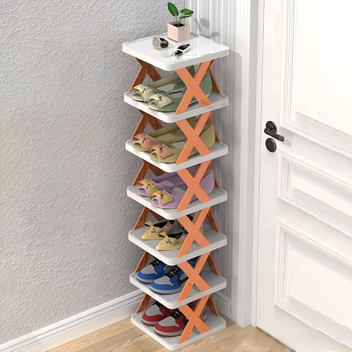 Stornfield | FlexiStack Shoe Rack – Foldable Multiple Shoe Organizer for Small Spaces