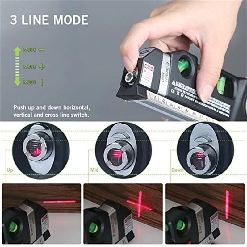 PrecisionPro 4-in-1 Laser Level and Tape Measure | Stornfield