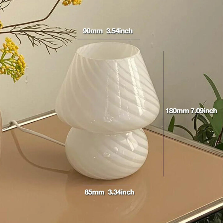 Stornfield | Murano Glass Table Lamp - Elegant and Unique