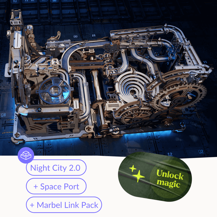 Murmelbahn Night City 2.0 | Play track Innovative | Stornfield