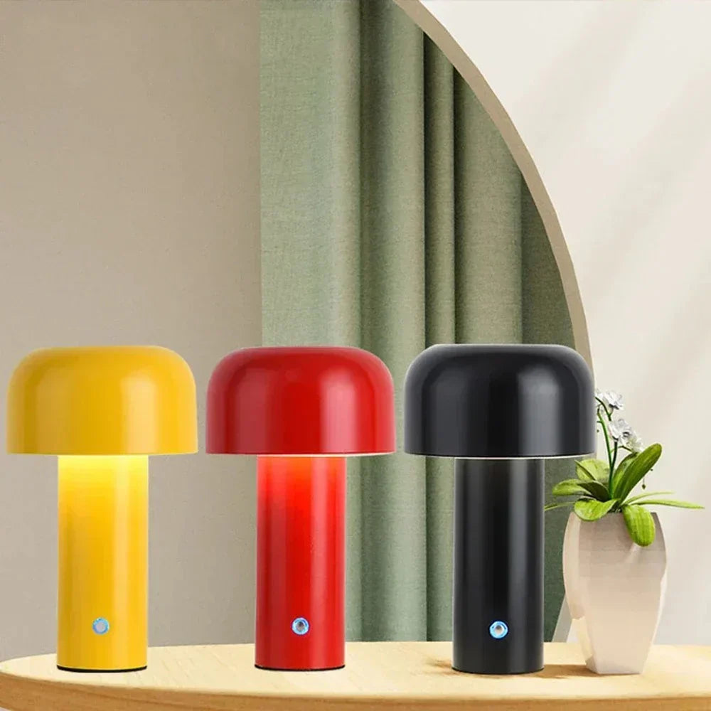 Stornfield | PowerMush Rechargeable LED Mushroom Lamp | Ambient Light | Cordless Table Lamp for Home