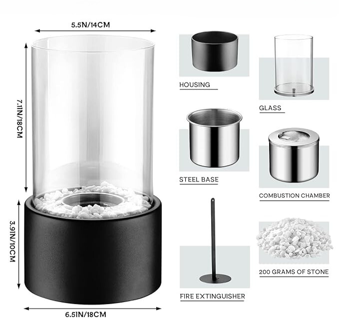 Stornfield | Elegant Eternal Flame Oil Lamp – Classic Design with Modern Functionality