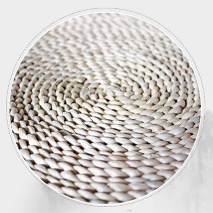 Natural tatami straw floor cushion Stornfield