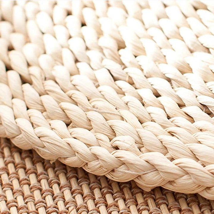 Natural tatami straw floor cushion Stornfield